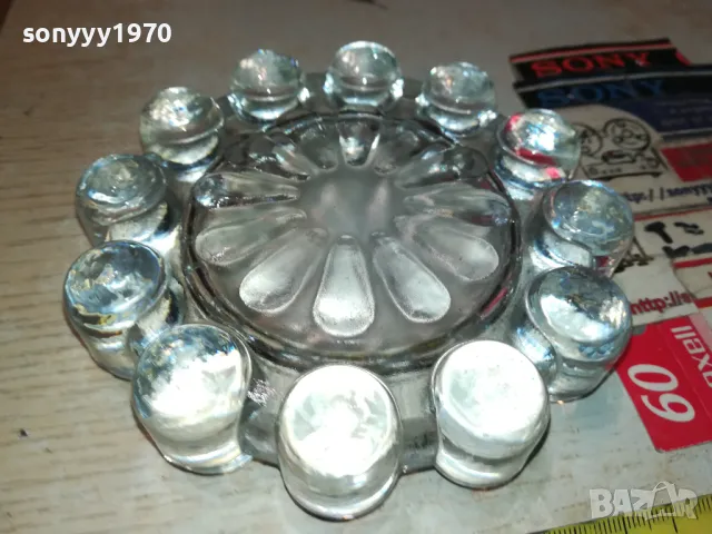 КРАСИВ СТЪКЛЕН ПЕПЕЛНИК 1405251147, снимка 17 - Антикварни и старинни предмети - 50282937