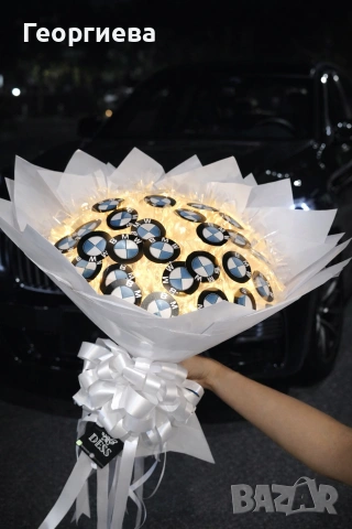 ПРОМОЦИЯ до края на февруари‼️💐✨️ Светещи, ръчно изработени букети "DESS"🦋✨️🎁, снимка 5 - Подаръци за жени - 47676632