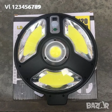 LED СОЛАРНА ЛАМПА- LB1288 B - 120 SMD, снимка 1 - Соларни лампи - 48124530