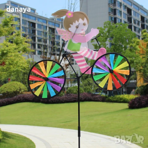 3666 Голяма градинска въртележка Велосипед Дъга с животинче, снимка 13 - Градински мебели, декорация  - 40366406
