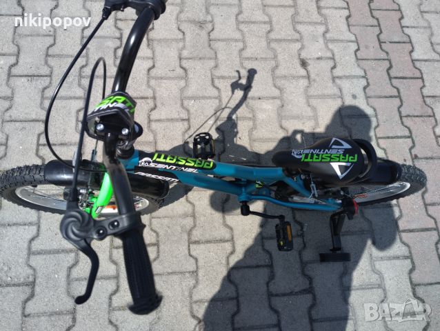 PASSATI Алуминиев велосипед 18" SENTINEL син, снимка 9 - Велосипеди - 45489876