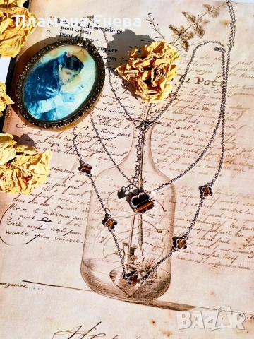 Колиета по модел на Van Cleef – сребърни бижута