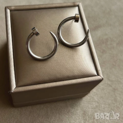 обеци от стомана , снимка 3 - Обеци - 51052832