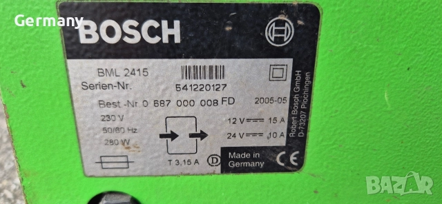 неработещо зарядно bosch 12v 24v за ремонт, снимка 5 - Аксесоари и консумативи - 52725996
