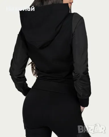 НОВО!Суичър с диагонален цип MADE BY SOCIETY 7-10г., снимка 3 - Суичъри - 50344713