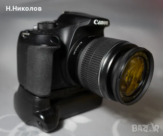 Canon 1200 D + обектив 18-55 f3.5 - 5.6, снимка 3 - Фотоапарати - 48652332