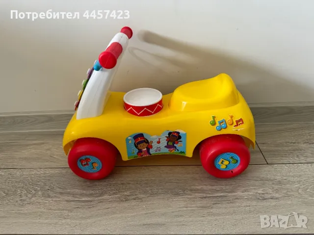 Фишър Прайс - кола за каране и бутане - Музикално приключение, снимка 2 - Коли, камиони, мотори, писти - 50101762