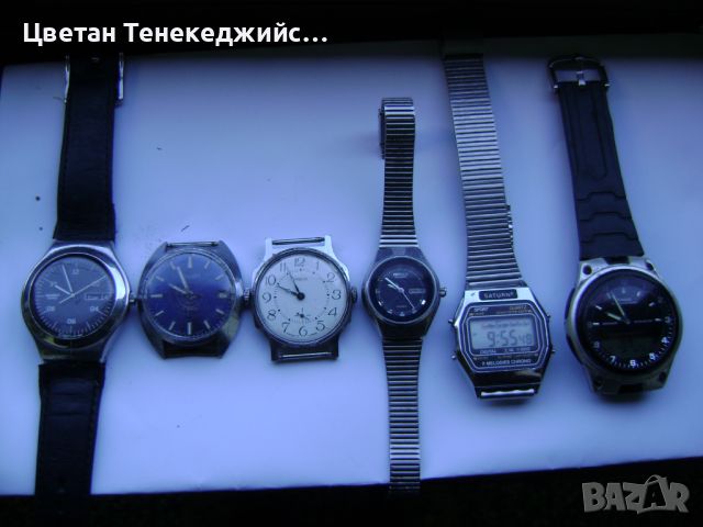 Продавам 3 механични и 3 кварцови часовника Casio,Swatch,Citizen, снимка 1 - Мъжки - 45732552