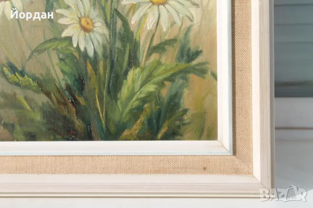 Немска картина масло върху платно, снимка 8 - Картини - 49987937