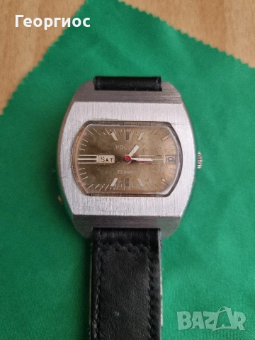 Мъжки ръчен часовник POLJOT с 23 камъка, автоматичен, работещ 2, снимка 2 - Мъжки - 53063426