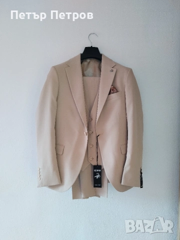 Мъжки костюм - 3 части, снимка 2 - Костюми - 54073900