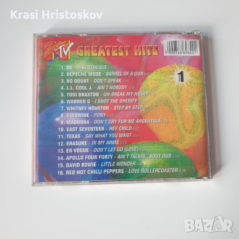 MTV Greatest Hits Volume 1 cd, снимка 3 - CD дискове - 44943164