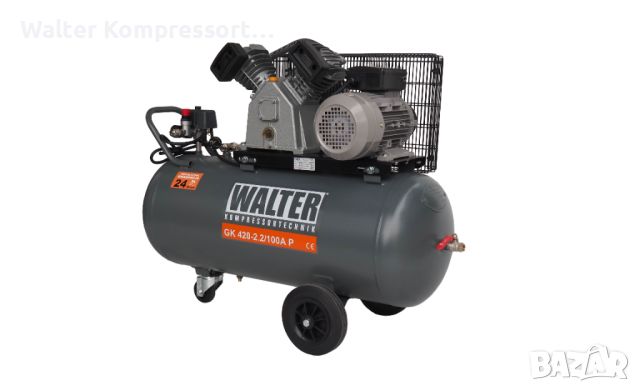 Въздушен компресор WALTER GK 420-2,2/100 A P, снимка 1 - Компресори - 45872901