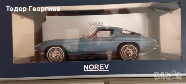 Chevrolet Corvette Sting Ray Norev 1/18, снимка 1 - Колекции - 47065687