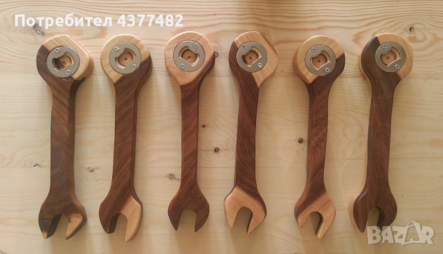 Отварачка с магнит, дървена