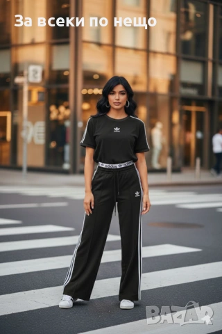 Adidas Дамски Спортен Комплект Тениска И Долнище🔝Дамски Спортен Екип Адидас - 5 Цвята Код A1244, снимка 5 - Комплекти - 53490197