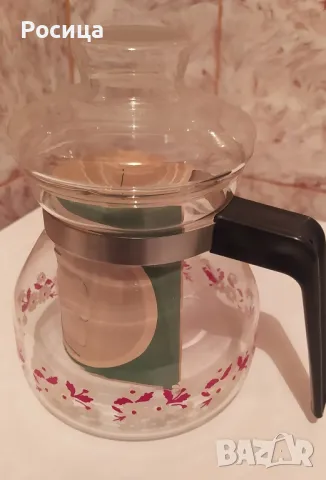 Нови огнеупорни кани за кафе,чай,мляко . Голяма стъклена кана за вода, вино