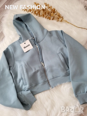 Разпродажба ✨ Къси Ватирани Суичъри ✨, снимка 2 - Суичъри - 52000883