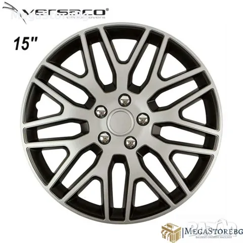 Тасове за джанти 15'' Versaco Dakar NC Silver/Black, снимка 1 - Аксесоари и консумативи - 46891326