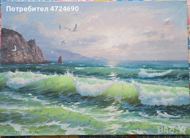 Продавам картина,морски пейзаш.