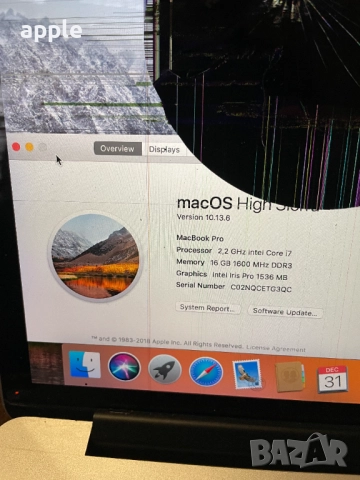 13"/15" Macbook Pro A1398/A1502 2014-2015 - На части, снимка 2 - Лаптопи за работа - 52897499