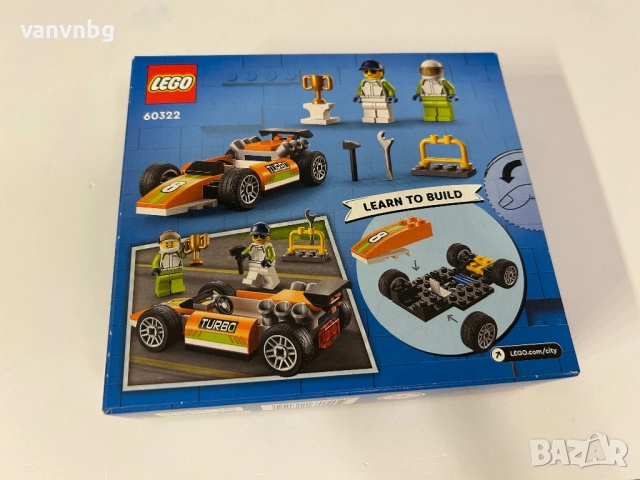 Lego 60322 Race Car, снимка 2 - Конструктори - 51860702