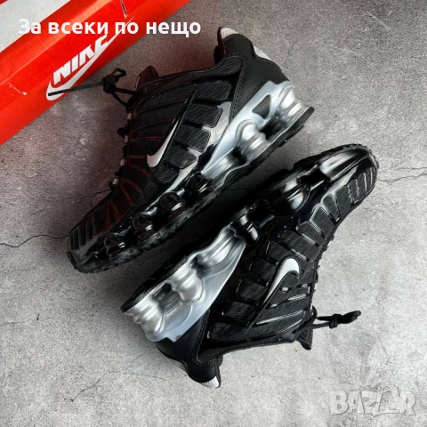 Nike Shox TL Black and Silver Мъжки Маратонки С Кутия👟Мъжки Спортни Обувки Код S414, снимка 3 - Маратонки - 53265746