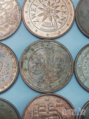 лот от 2 евро цент различни държави, снимка 6 - Нумизматика и бонистика - 48030744