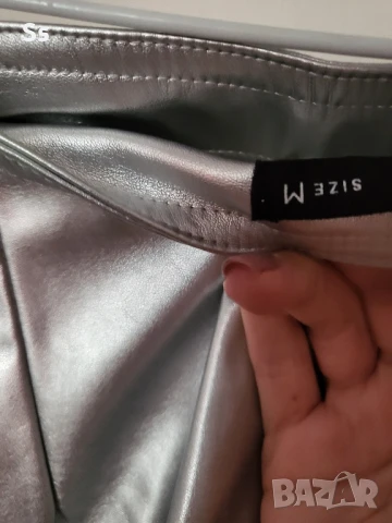 къса пола с металически сребрист ефект , снимка 2 - Поли - 51095895