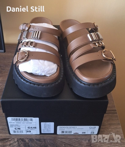 Оригинални кожени чехли Pinko KATE 02, снимка 2 - Чехли - 54011646