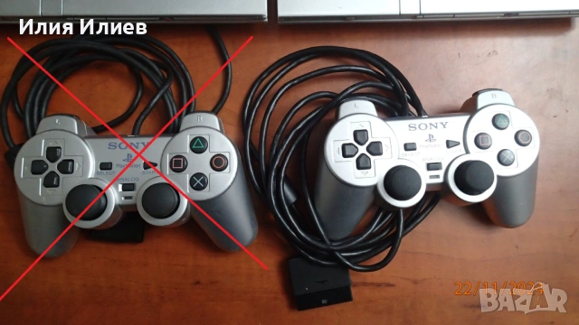 Sony PlayStation 2 Slim Silver Edition - 2 броя + 3 игри подарък, снимка 2 - PlayStation конзоли - 48070503