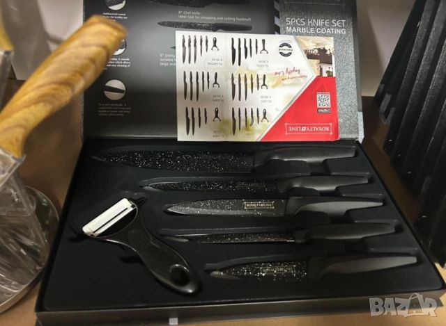 Луксозен комплект кухненски ножове Швейцария 🇧🇪