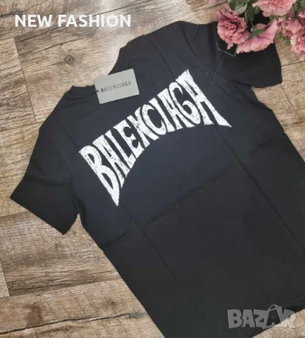 Дамска Памучна Тениска ✨ Balenciaga , снимка 3 - Тениски - 49056677