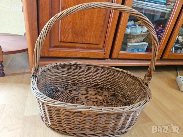 Кошница от камъшит, снимка 3 - Други стоки за дома - 51624773