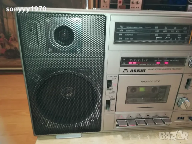 ASAHI MODEL RD-802 КАСЕТОФОН ОТ ГЕРМАНИЯ L1EHD0709241638, снимка 4 - Радиокасетофони, транзистори - 47161146