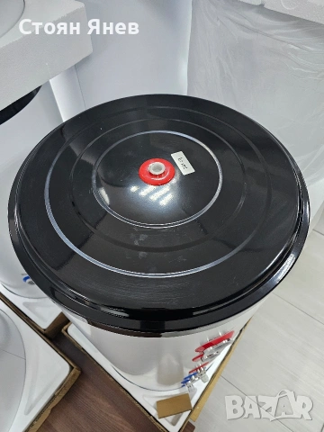 Неръждаем буферен съд 100 литра - за термопомпа и други приложения, снимка 3 - Други машини и части - 43828750