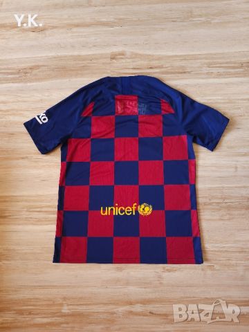 Оригинална мъжка тениска Nike Dri-Fit x F.C. Barcelona / Season 19-20 (Home), снимка 3 - Тениски - 46257318