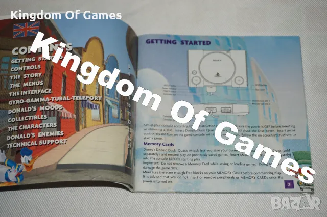 Игра за PS1 Disney's Donald Duck Quack Attack ТЕСТВАНА И РАБОТЕЩА, снимка 11 - Игри за PlayStation - 50099282