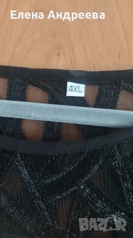 Нова, черна и  елегантна макси рокля ., снимка 2 - Рокли - 51064681