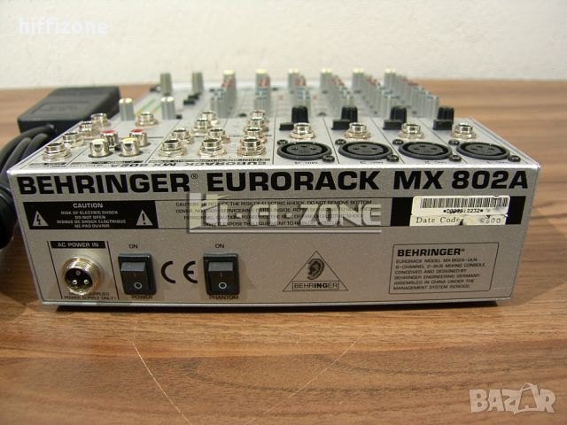  Пулт Behringer mx-802a , снимка 7 - Ресийвъри, усилватели, смесителни пултове - 46607948