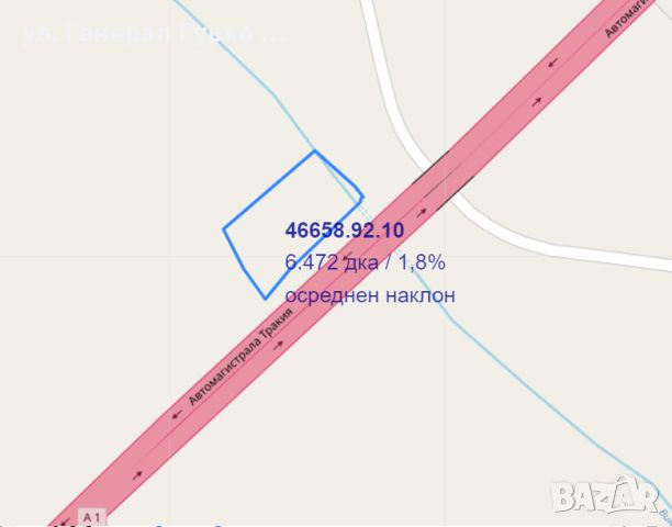 ПРОДАВАМ земеделска земя в с. Малко Тръново общ. Чирпан, снимка 1 - Земеделска земя - 46240468