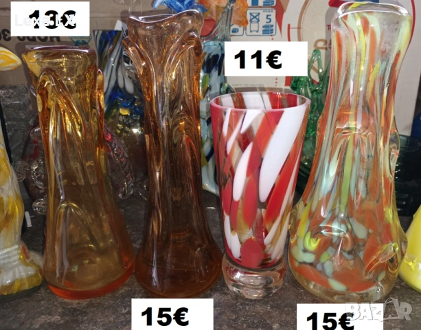 вази тип Мурано, снимка 4 - Вази - 53500382