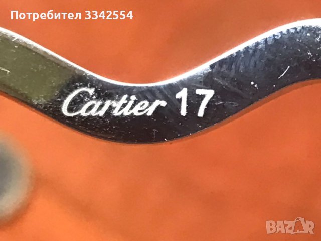 ГРИВНА СРЕБЪРНА СРЕБРО ПРОБА 925 CARTIER МАРКОВО БИЖУ, снимка 5 - Гривни - 46474065