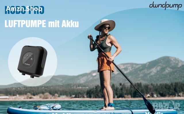 Електрическа SUP помпа Hobo Pro акумулаторна 20 PSI 4000 mAh и 12 V връзка за кола  , снимка 11 - Водни спортове - 46501628