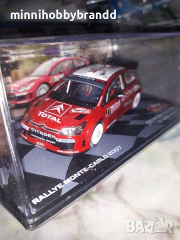 Renault Alpine 110 1800 Citroen C4 WRC  Rally  Monte  Carlo  1.43 Eaglemoss Top  Models , снимка 13 - Колекции - 46731136