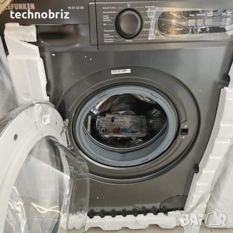 Немска пералня Telefunken dark inox - 2 ГОДИНИ ГАРАНЦИЯ, снимка 2 - Перални - 52526792