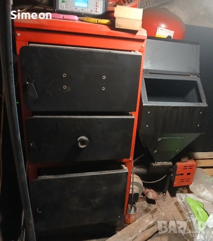 Комбиниран пелетен котел 40 kw