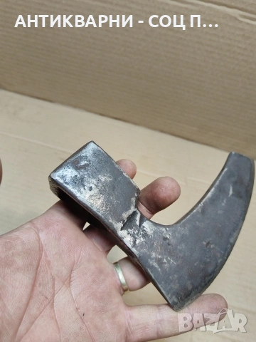 Соц Стара Малка Ръчно Кована Брадвичка Брадва 0.500кг. НОМЕР 769., снимка 5 - Антикварни и старинни предмети - 53938919