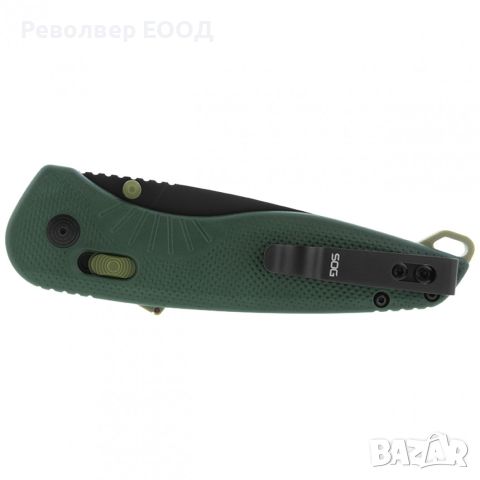 Сгъваем нож SOG Aegis AT, в цвят Forest/Moss - 7,95 см, снимка 6 - Ножове - 45268154