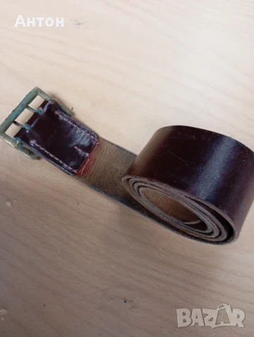 Колан Офицерски от естествена кожа, снимка 4 - Колани - 51245215